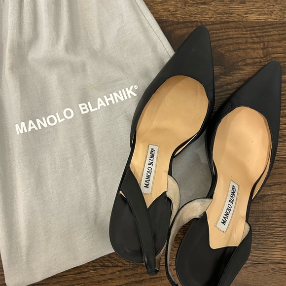Manolo Blahnik | Shoes | Manolo Blahnik Black Womens Shoes | Poshmark